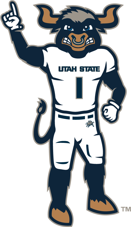 Utah State Aggies 2018-2019 Mascot Logo v4 iron on transfers for T-shirts